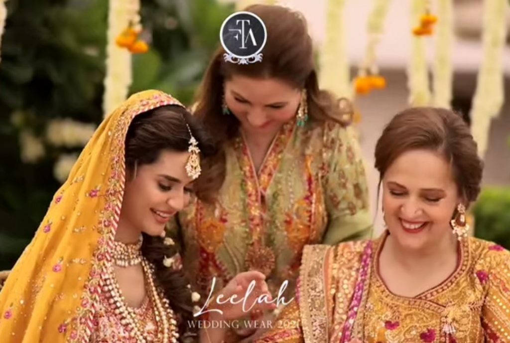 Farah Talib Aziz Latest Bridal Collection Featuring Madiha Imam