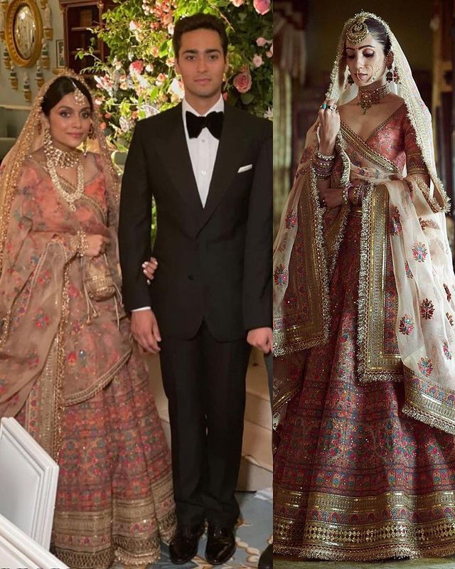 Maryam Nawaz's Daughter-In-Law Wore A Sabyasachi Bridal Ensemble On Nikkah