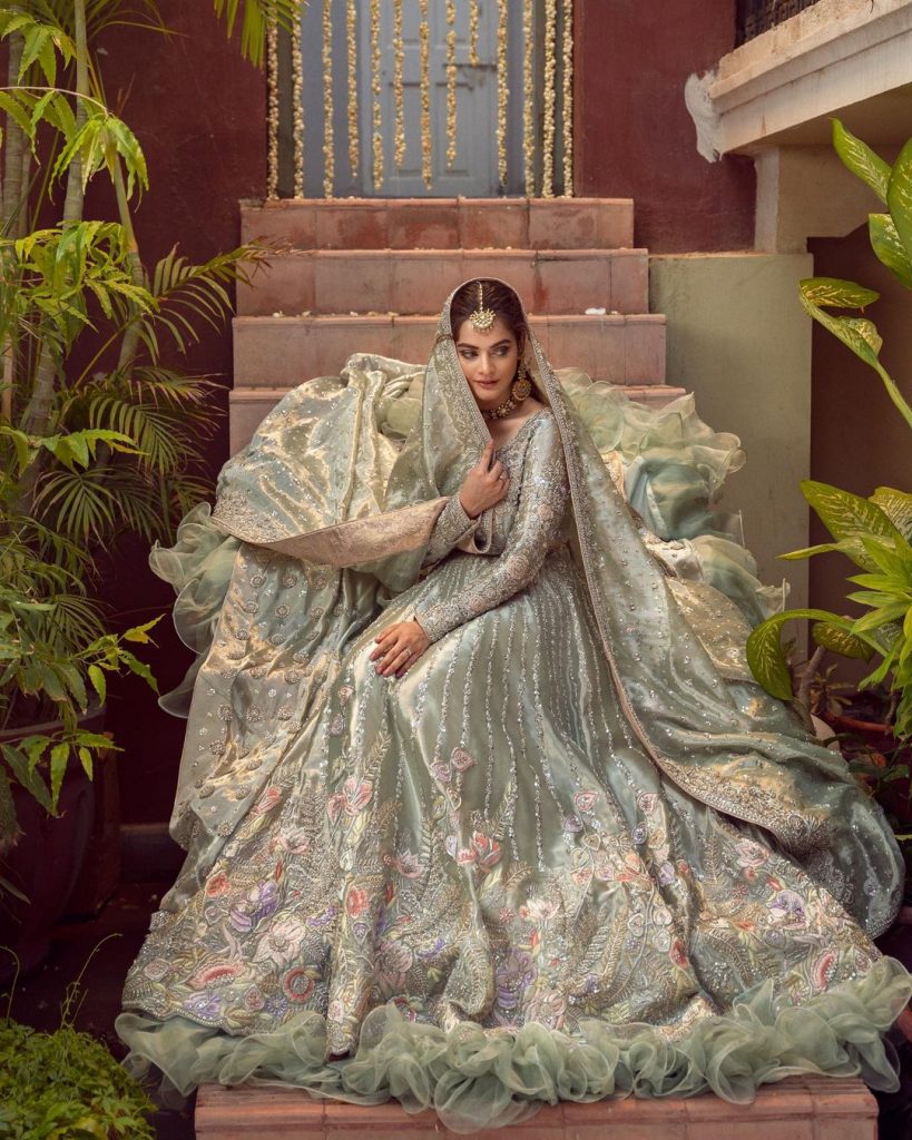 Annus Abrar Bridal Edit Maahru Featuring The Gorgeous Minal Khan