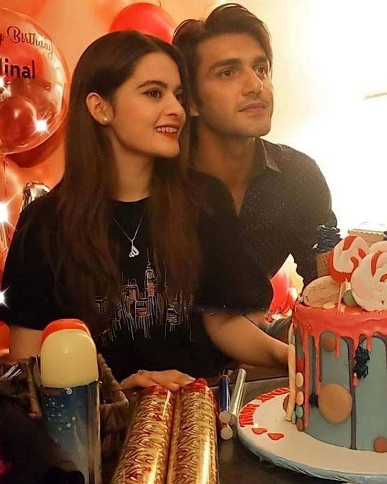 Minal Khan & Ahsan Mohsin Ikram Adorable Pictures