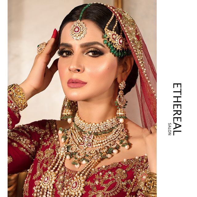 Saba Qamar Looks Radiant In A Traditional Bridal Attire