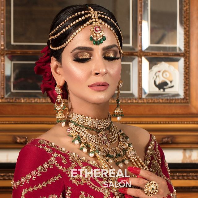 Saba Qamar Looks Radiant In A Traditional Bridal Attire