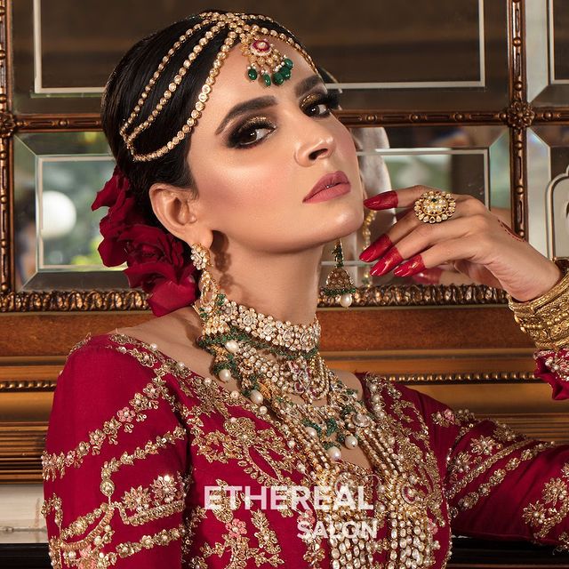 Saba Qamar Looks Radiant In A Traditional Bridal Attire