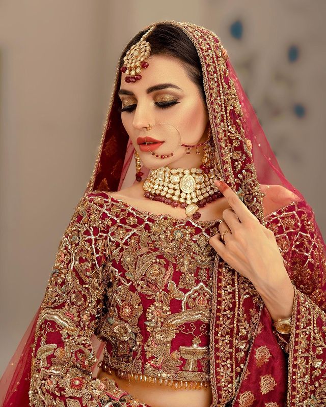 Sadia Khan Flaunts Elegance In Her Latest Bridal Shoots