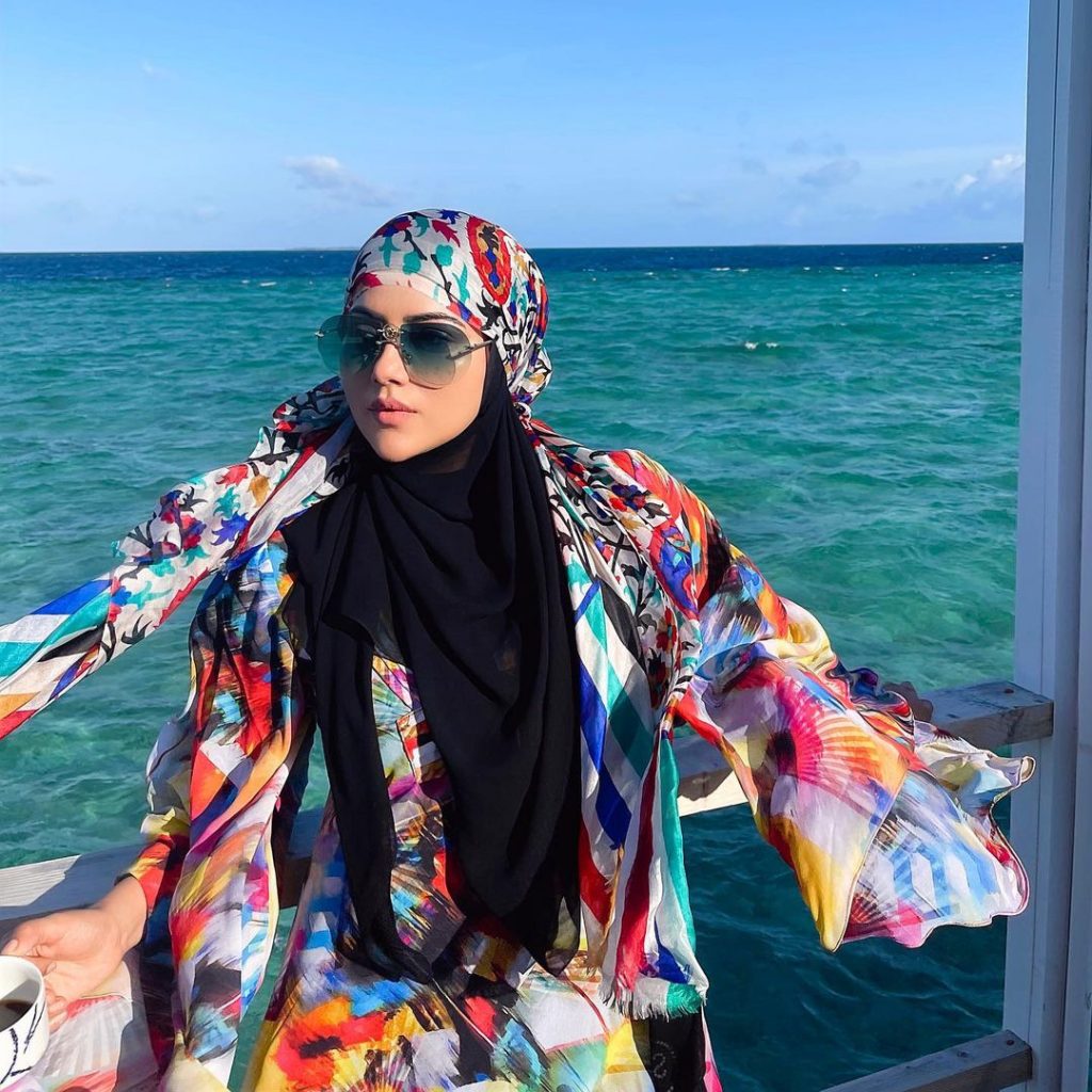 Latest Pictures Of Sana Khan From Vacations In Maldives