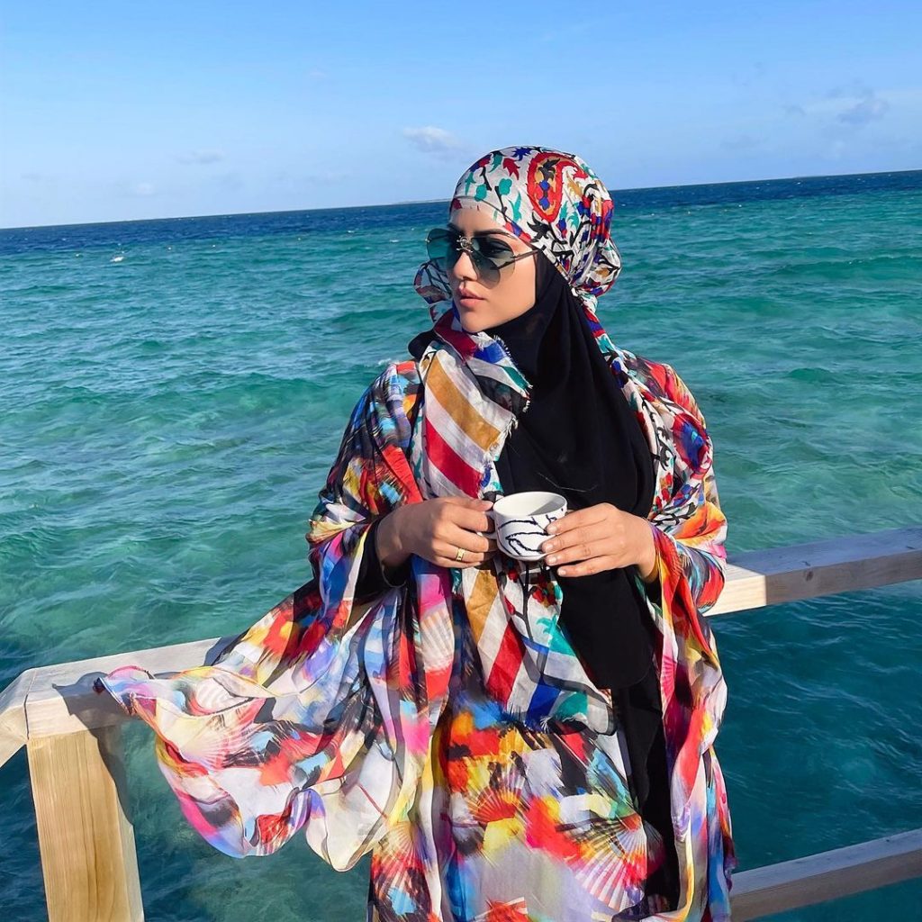 Latest Pictures Of Sana Khan From Vacations In Maldives