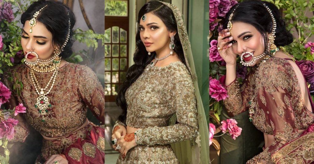 Sara Loren Flaunts Elegance In Exquisite Bridal Ensembles