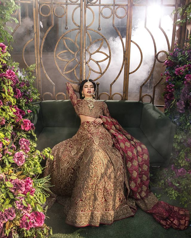 Sara Loren Flaunts Elegance In Exquisite Bridal Ensembles
