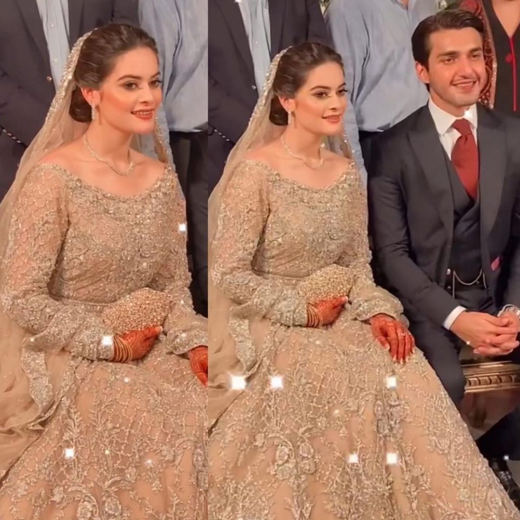 Ahsan Mohsin Ikram & Minal Khan Walima Pictures