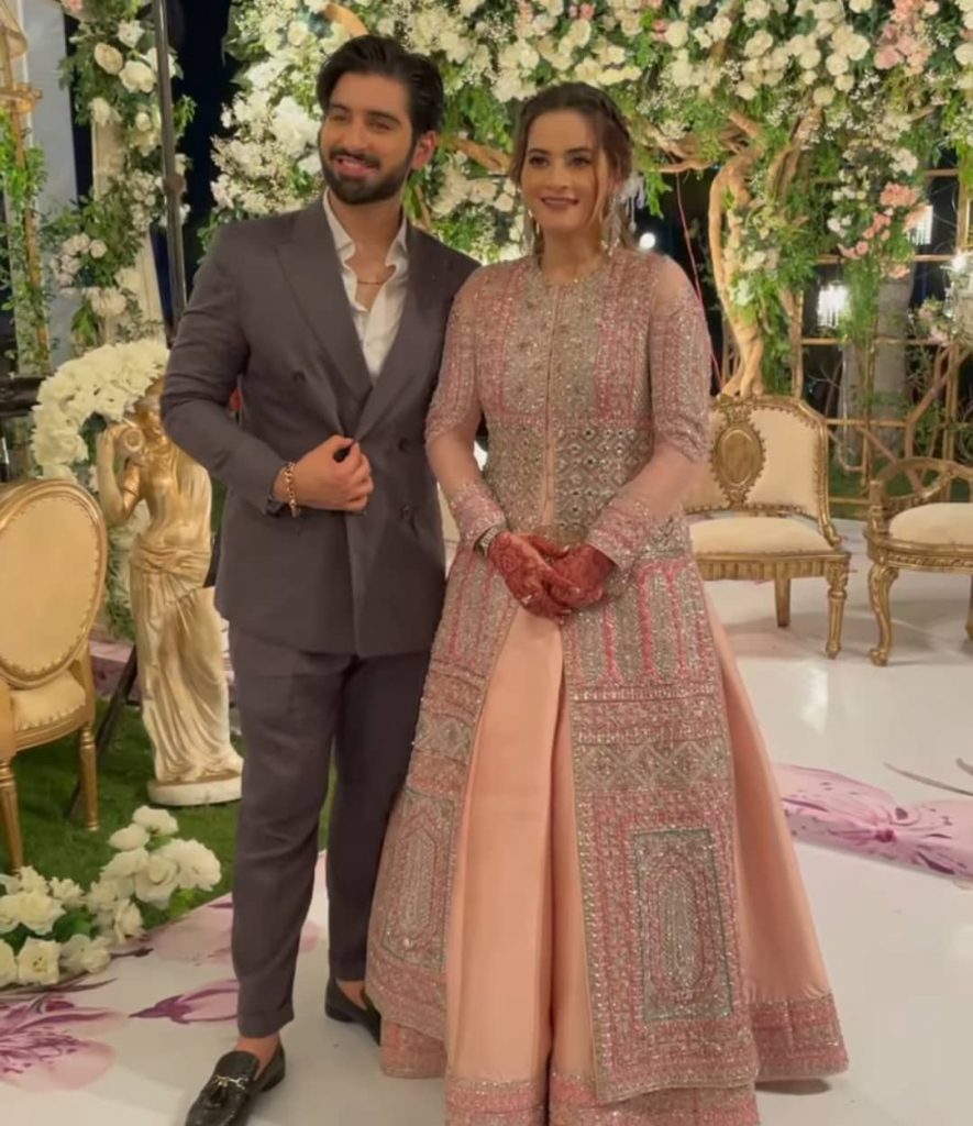 Ahsan Mohsin Ikram & Minal Khan Walima Pictures