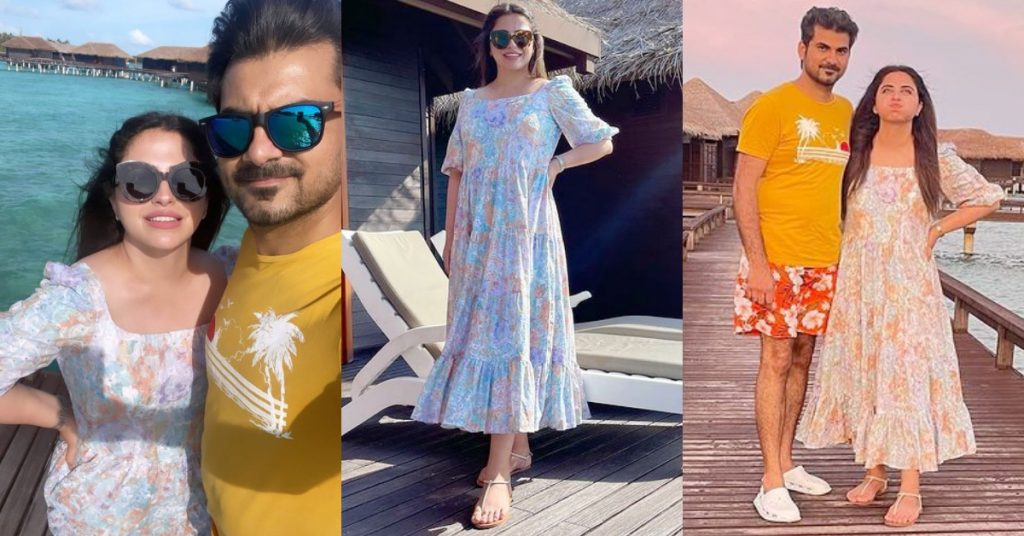 Faiza Saqlain Vacationing With Her Husband In Maldives | Reviewit.pk