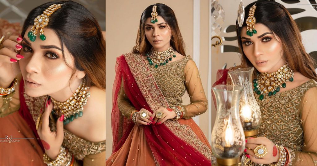 Mahi Baloch Nails Ethereal Charm In Her Latest Bridal Shoot