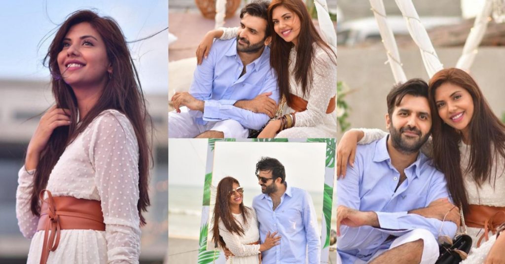 Latest Loved-up Pictures of Sunita Marshall With Husband