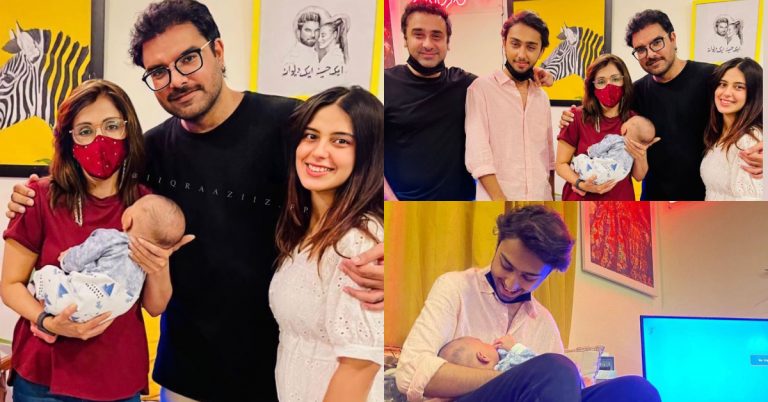 Wajahat Rauf And Family Meets Baby Kabir Yasir Hussain