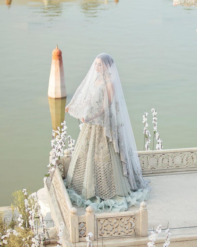 Sunnia Manahil's Latest Bridal Collection Featuring Hania Aamir