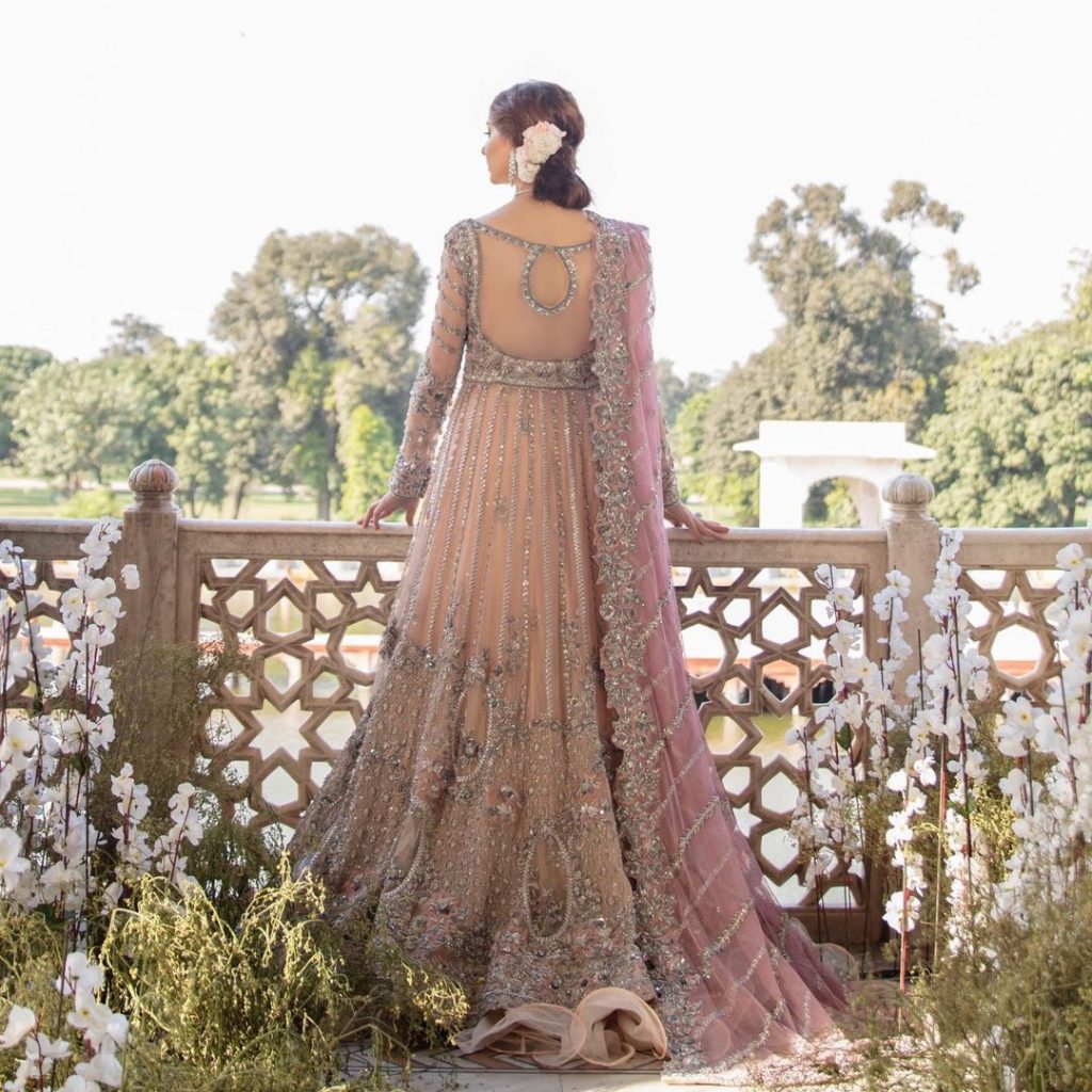 Sunnia Manahil's Latest Bridal Collection Featuring Hania Aamir