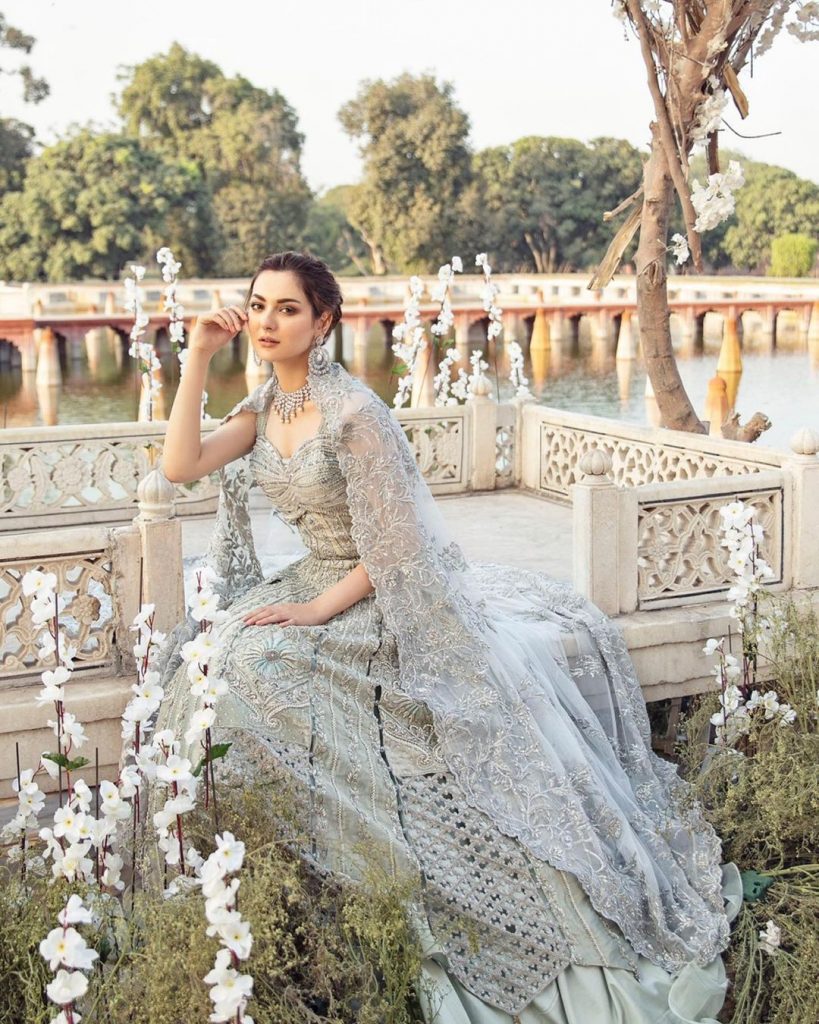 Sunnia Manahil's Latest Bridal Collection Featuring Hania Aamir