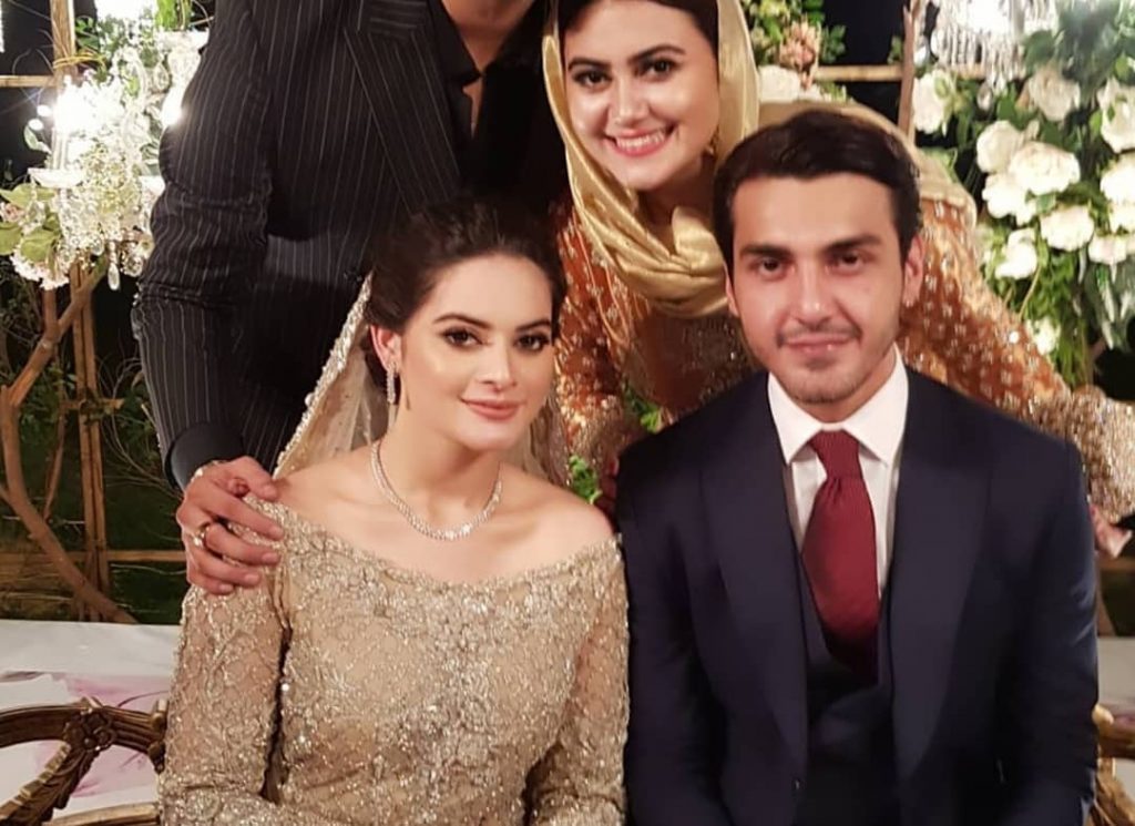 Ahsan Mohsin Ikram & Minal Khan Walima Pictures