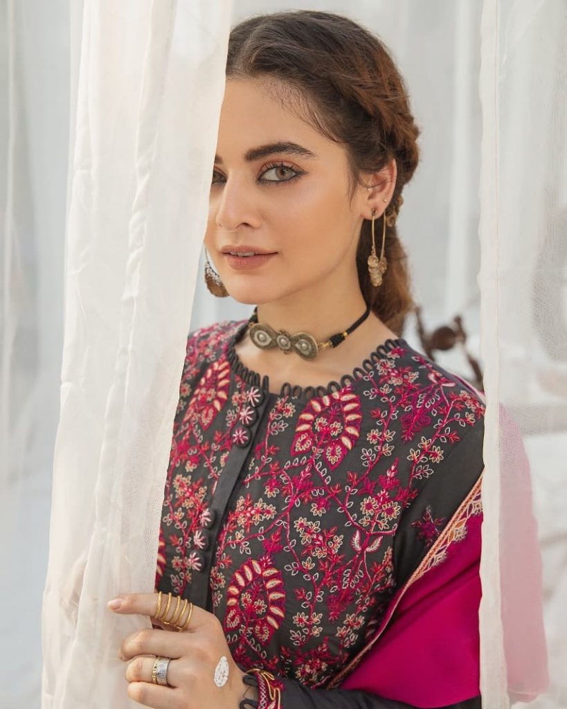 Cross Stitch Latest Unstitched Collection'21 Featuring Minal Khan