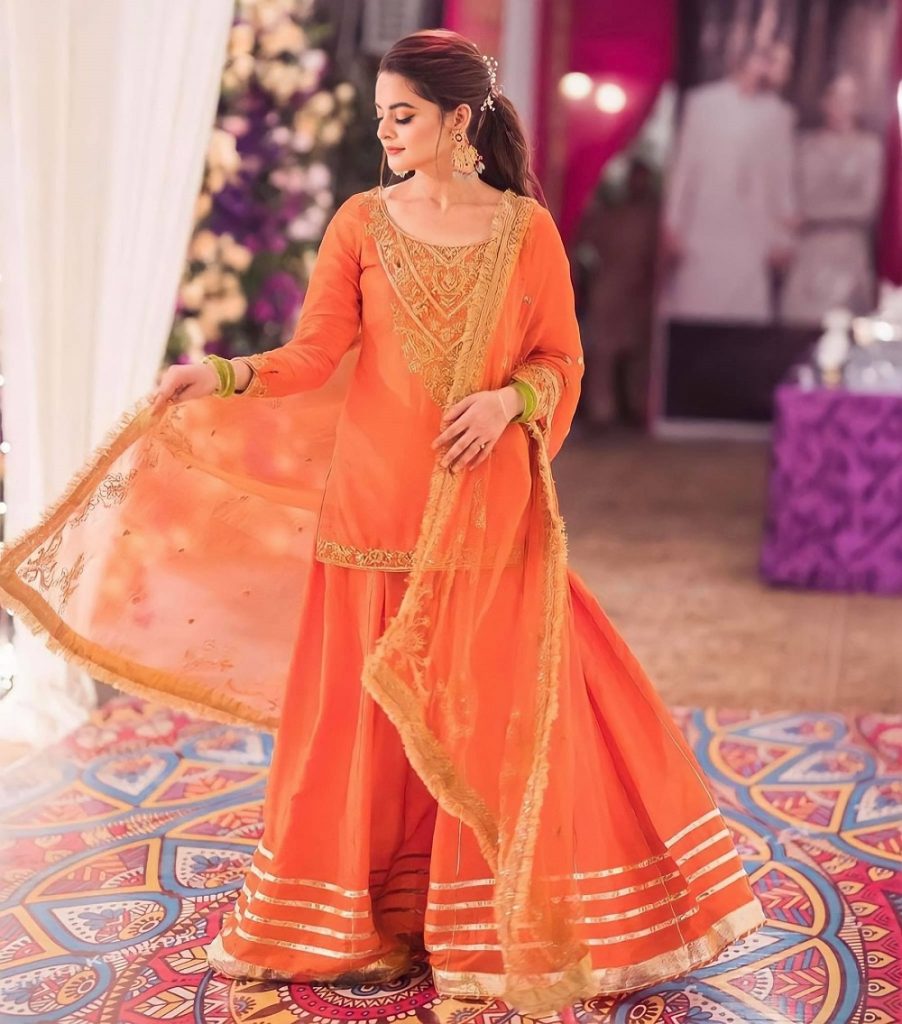 Aiman khan hotsell walima dress price