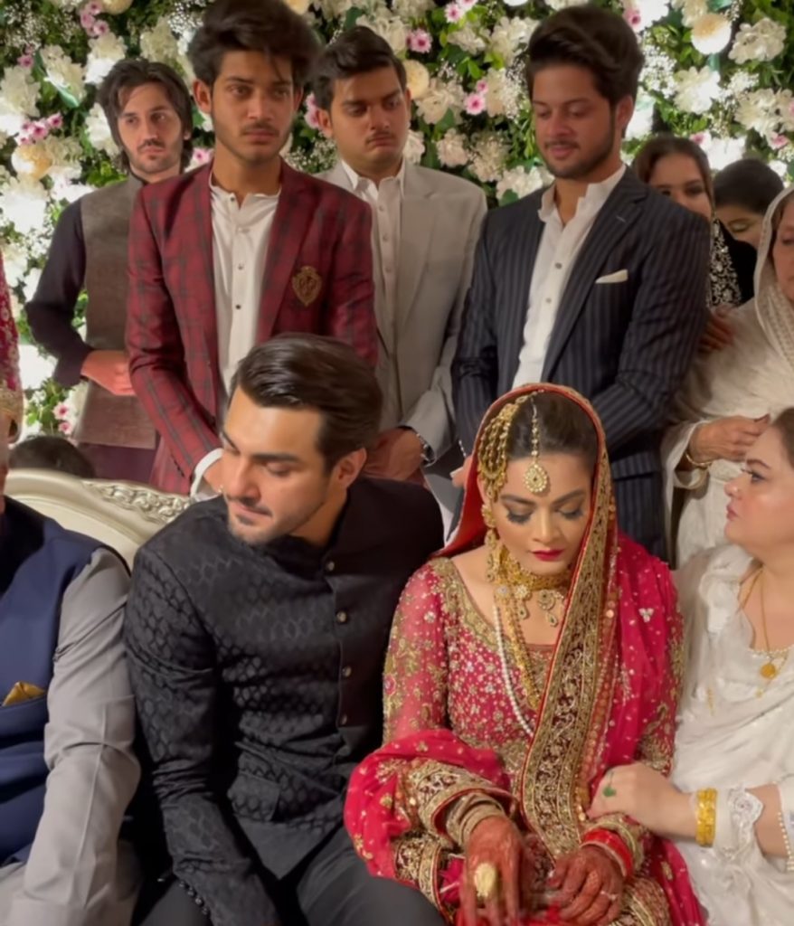 Ahsan Mohsin and Minal Khan Wedding Pictures