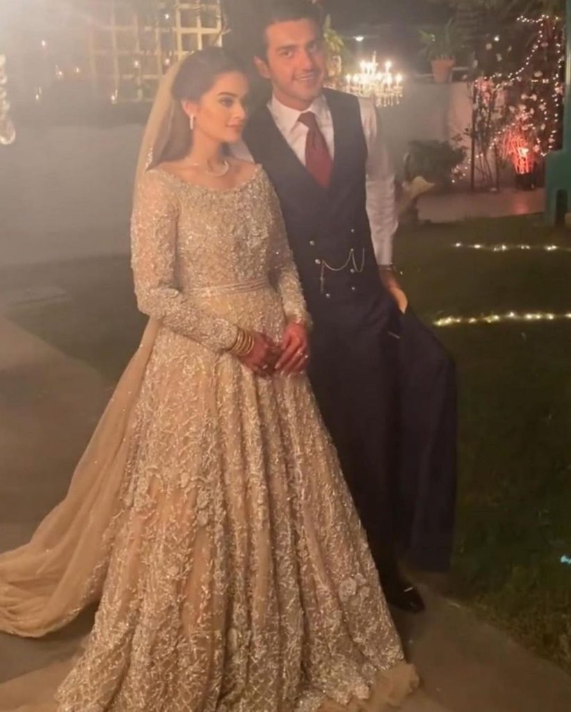 Ahsan Mohsin Ikram & Minal Khan Walima Pictures