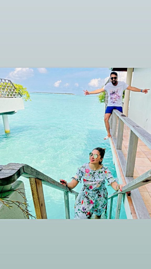 Natasha Ali Vacationing With Her Husband At Maldives