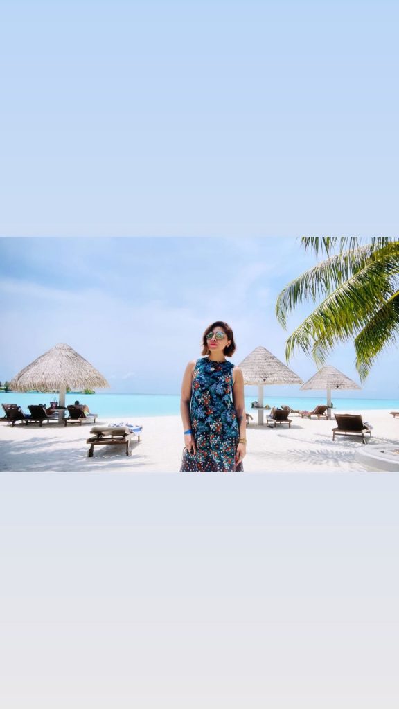 Natasha Ali Vacationing With Her Husband At Maldives