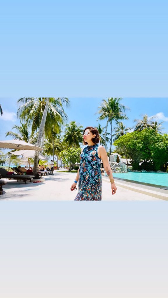 Natasha Ali Vacationing With Her Husband At Maldives