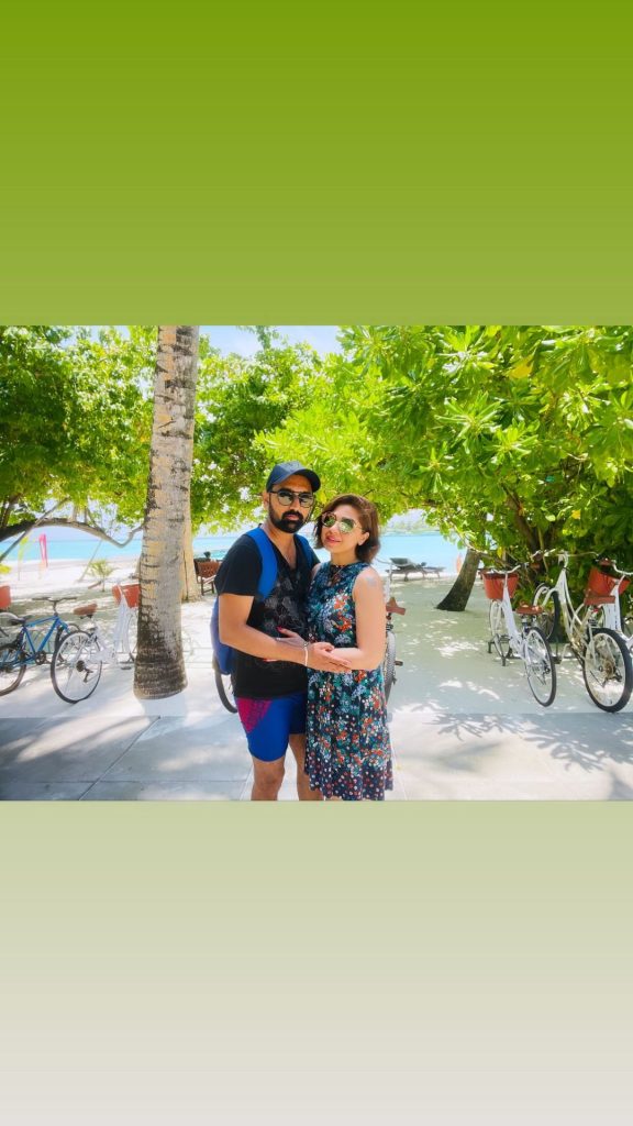 Natasha Ali Vacationing With Her Husband At Maldives