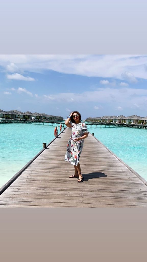 Natasha Ali Vacationing With Her Husband At Maldives