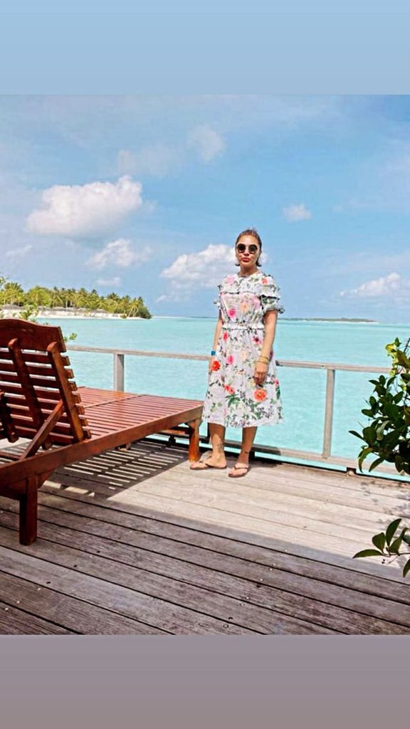 Natasha Ali Vacationing With Her Husband At Maldives