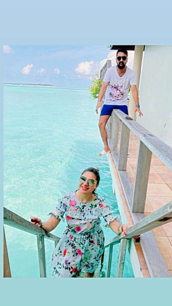 Natasha Ali Vacationing With Her Husband At Maldives