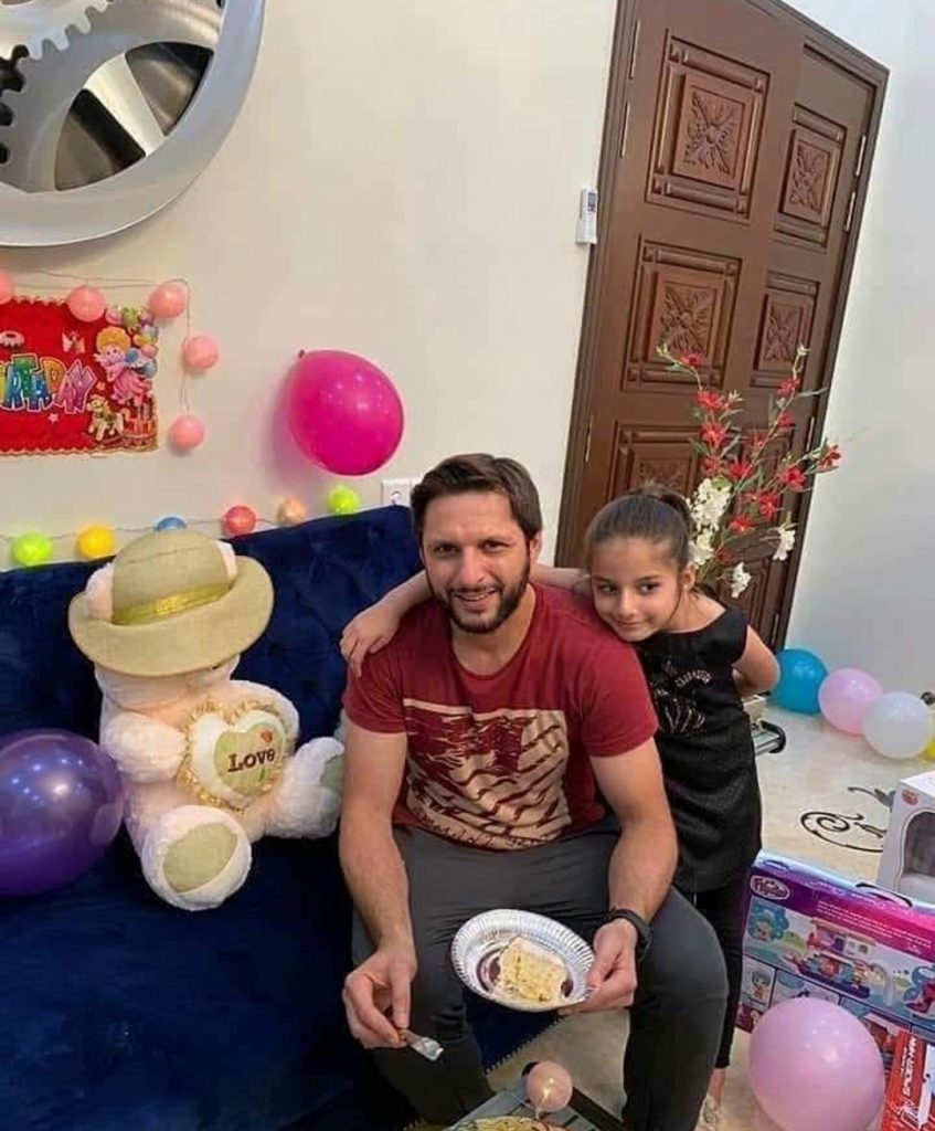 Shahid Afridi's Heartfelt Birthday Wish For Daughter - Pictures