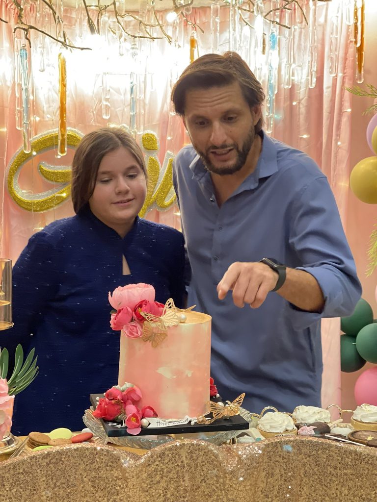 Shahid Afridi's Heartfelt Birthday Wish For Daughter - Pictures