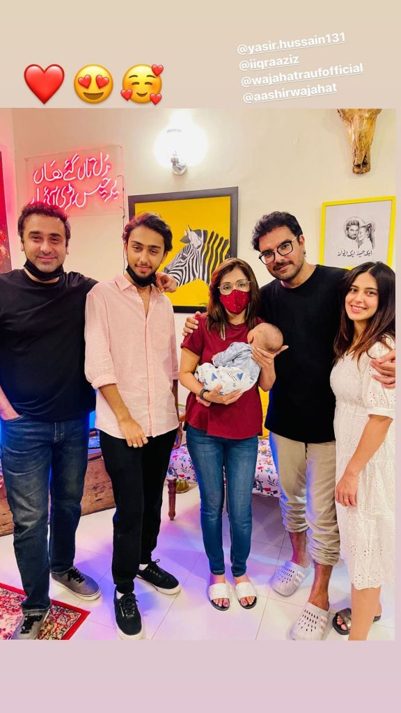 Wajahat Rauf And Family Meets Baby Kabir Yasir Hussain