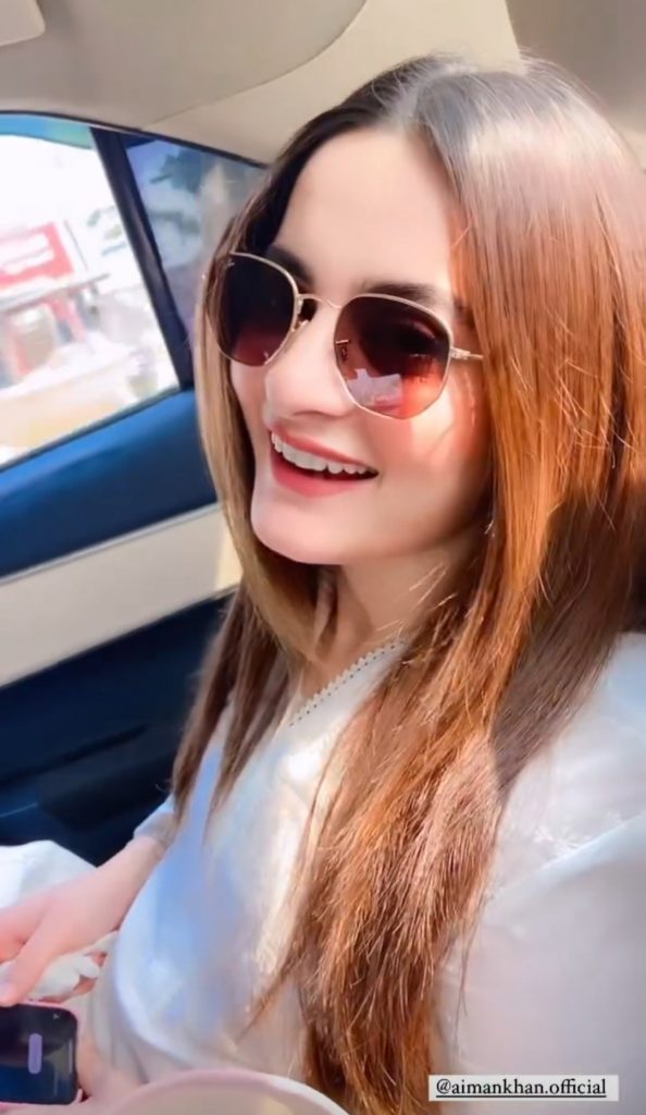 Aiman Khan Having Fun With Friends In Lahore
