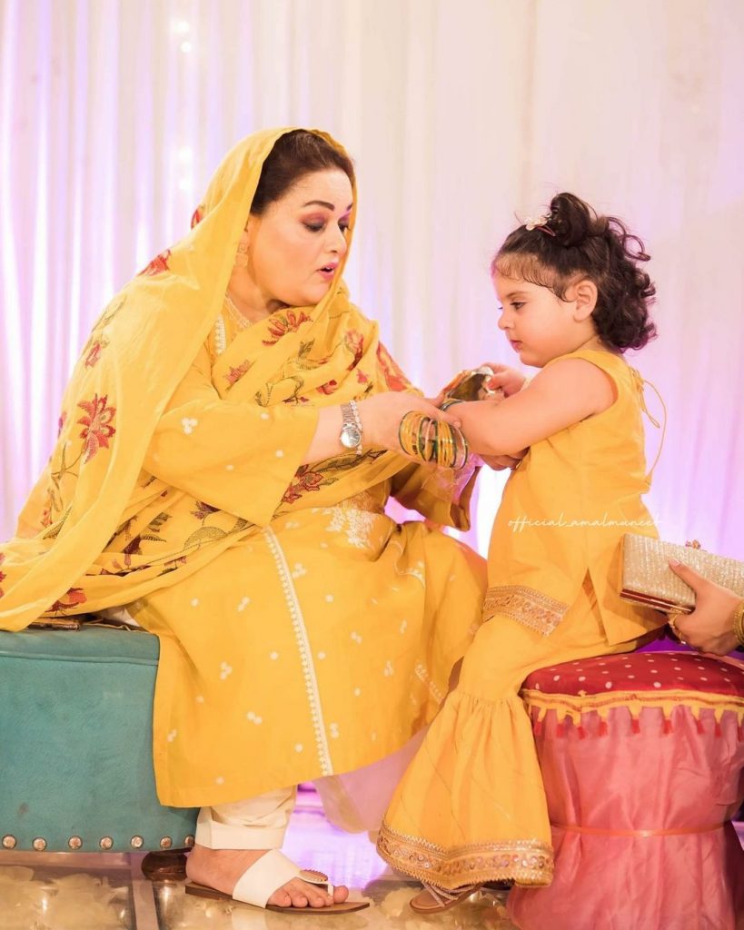 Adorable Pictures Of Amal Muneeb From Minal Khan's Wedding Festivities