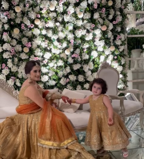 Adorable Pictures Of Amal Muneeb From Minal Khan's Wedding Festivities