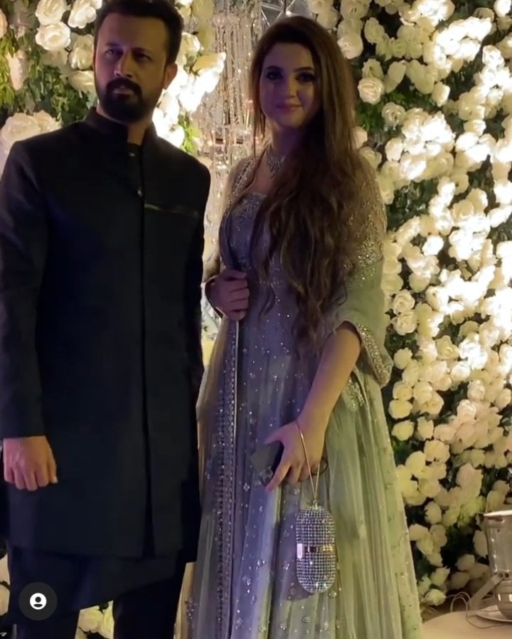 Atif Aslam Spotted With Wife Sara Bharwana At A Family Wedding