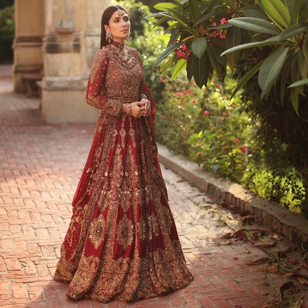 Aisha Imran Bridal Collection'21 Featuring Ayeza Khan