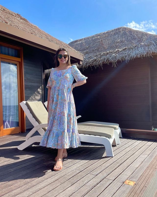 Faiza Saqlain Vacationing With Her Husband In Maldives