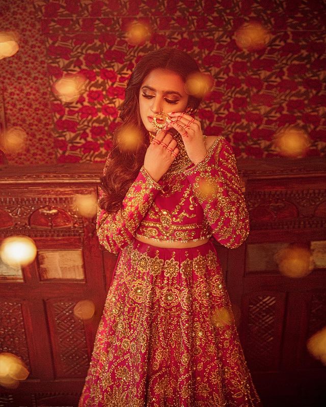 Hira Mani Looks Stellar In Bridal Ensembles By Ali Xeeshan