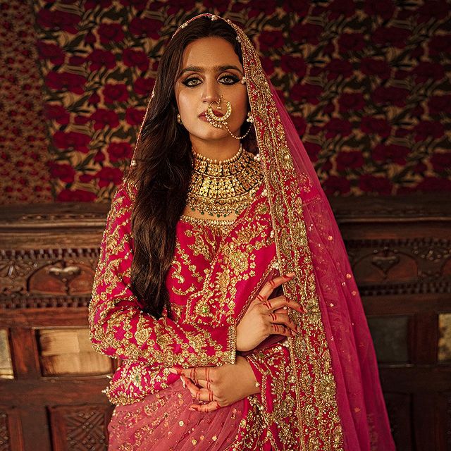 Hira Mani Looks Stellar In Bridal Ensembles By Ali Xeeshan