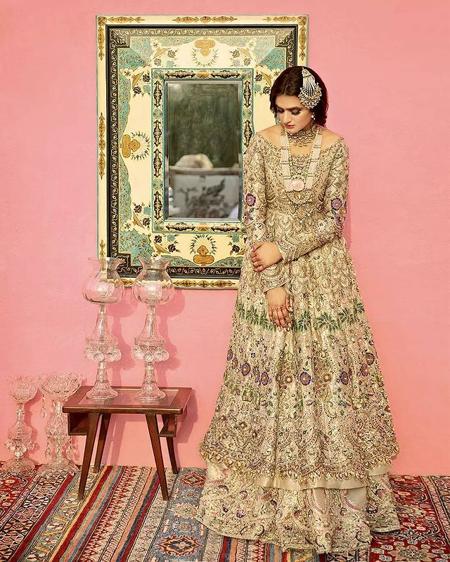 Hira Mani Looks Stellar In Bridal Ensembles By Ali Xeeshan