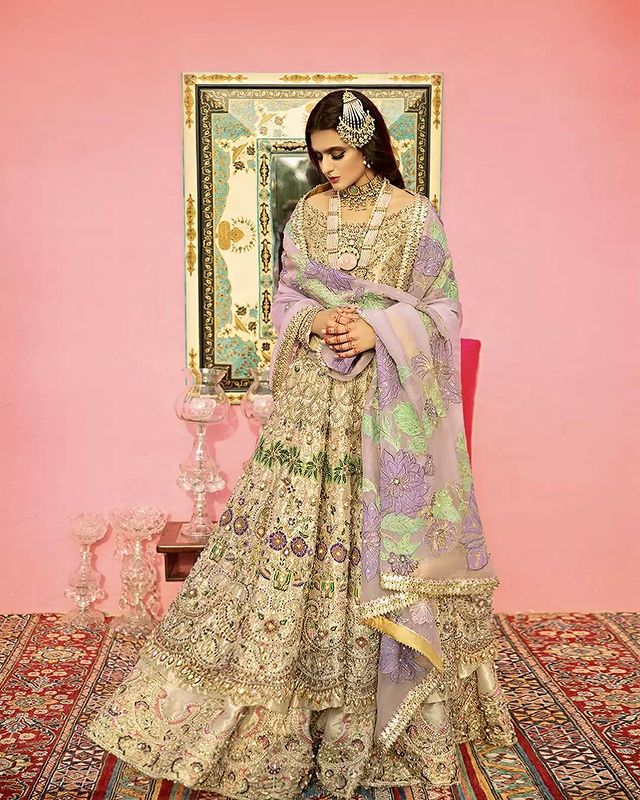 Hira Mani Looks Stellar In Bridal Ensembles By Ali Xeeshan