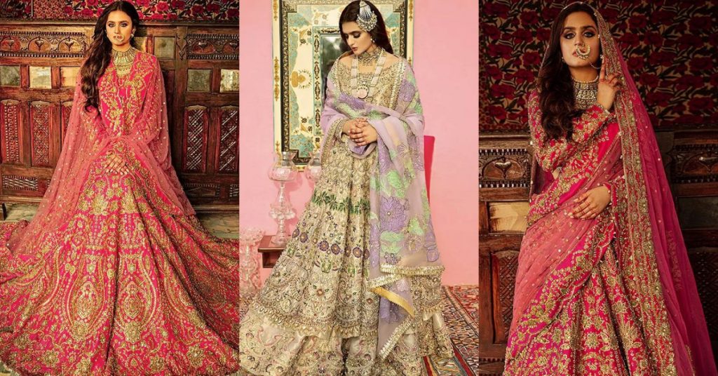 Hira Mani Looks Stellar In Bridal Ensembles By Ali Xeeshan