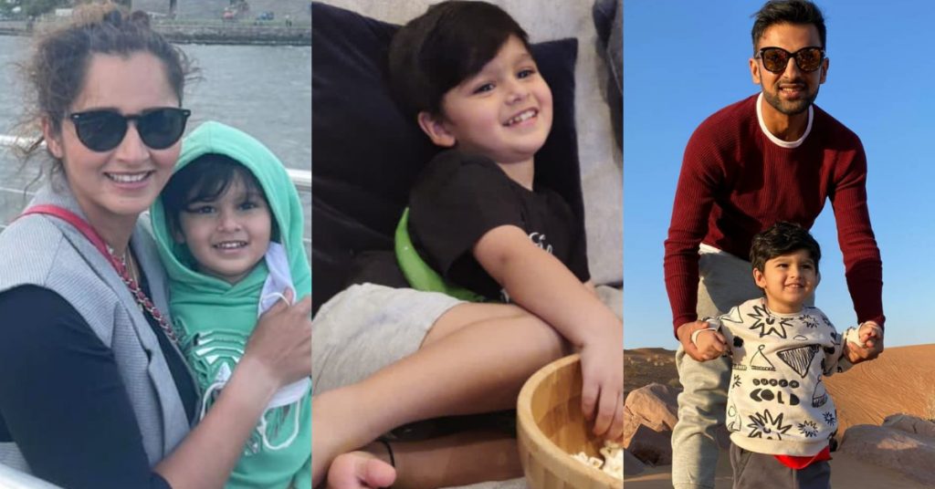 Latest Clicks Of Sania Mirza And Shoaib Malik's Son Izhaan Mirza Malik