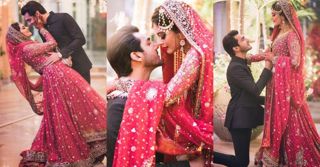 Beautiful Wedding Portraits Of Minal Khan And Ahsan Mohsin