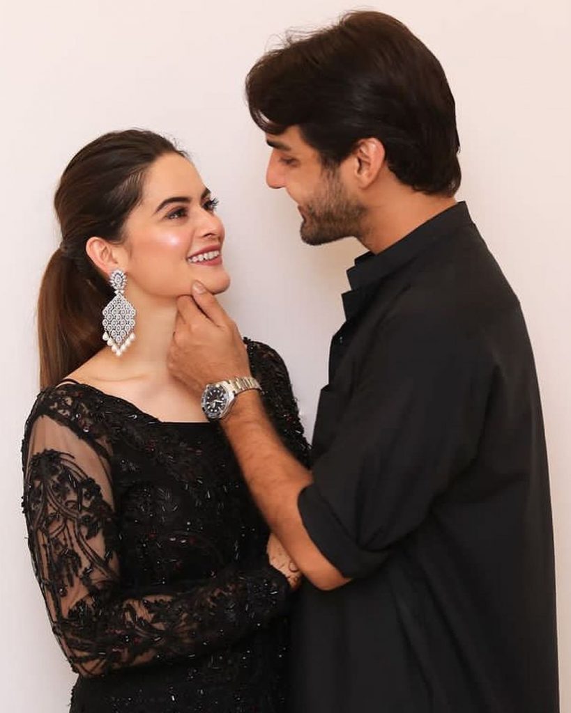 Alluring Clicks Of Newly Wed Minal Khan and Ahsan Mohsin Ikram